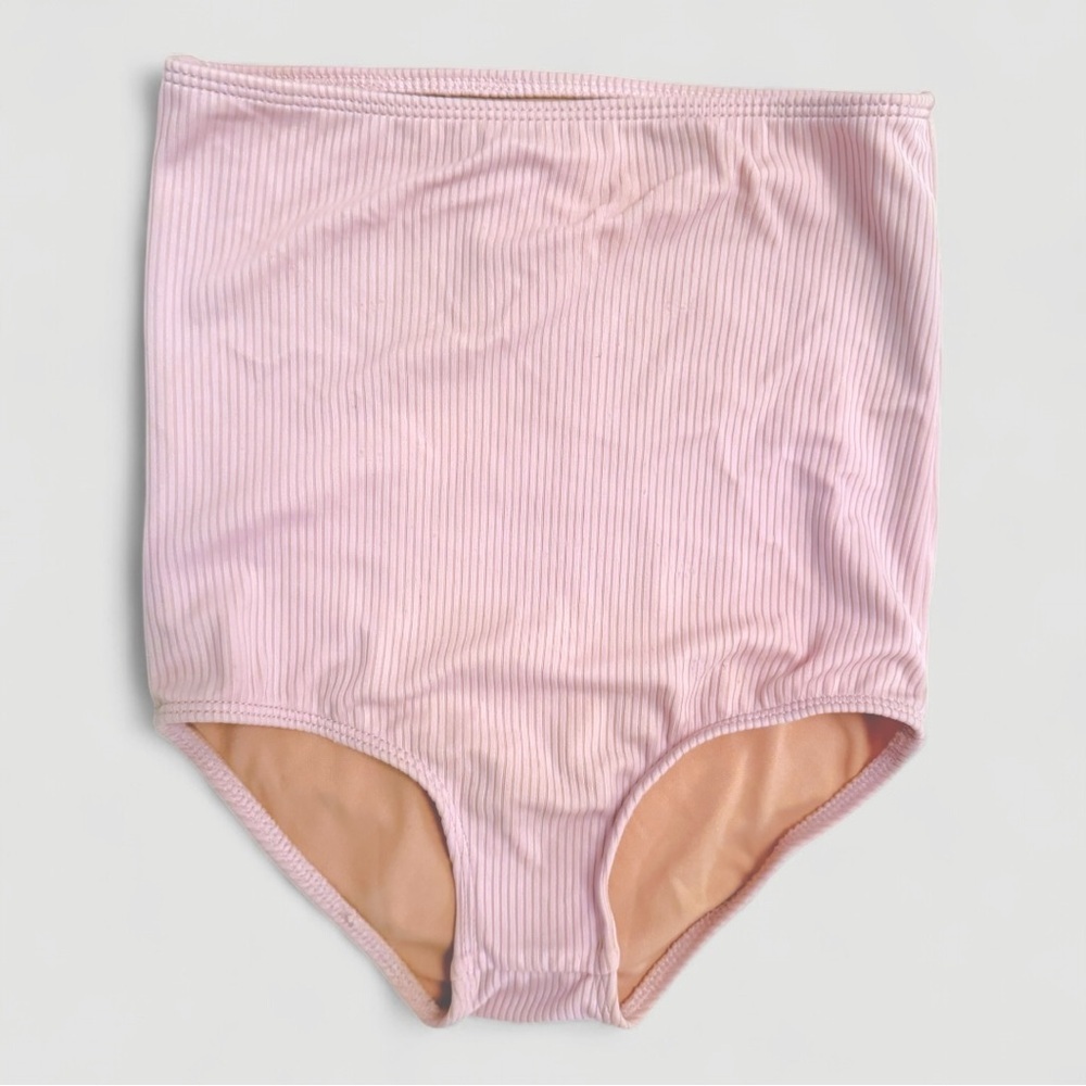 Kortni Jeane Girls Size 5 Two-Piece Swimsuit – Tigers + Pink Ribbed - Picture 4 of 8